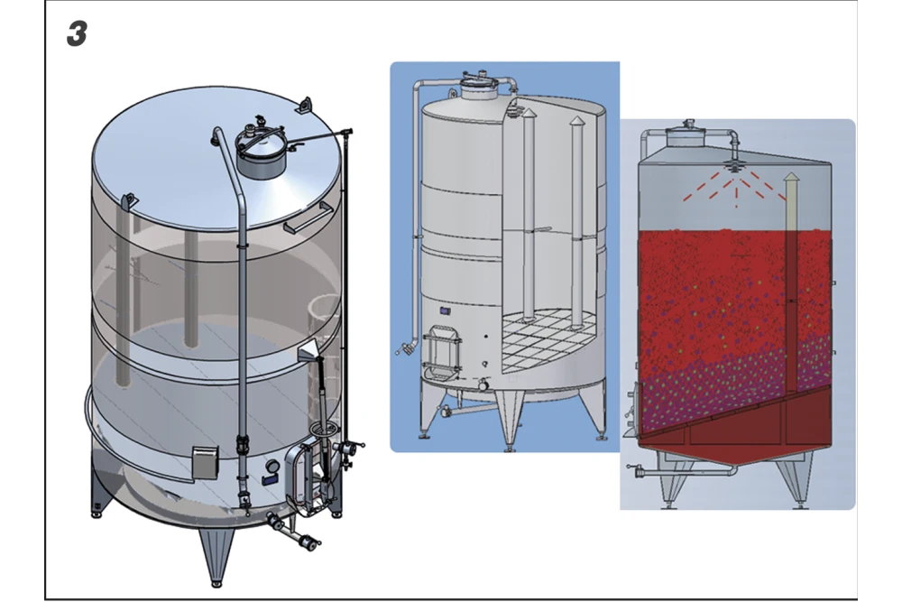 Fermentator de vin rosu tip „DiYan”